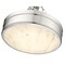 Z-Lite Anders Semi Flush Mount, 1-Light, 15 In.W x 13.75 In.H, Polished Nickel/marbling 1944SF15-PN-LED - alternate 3